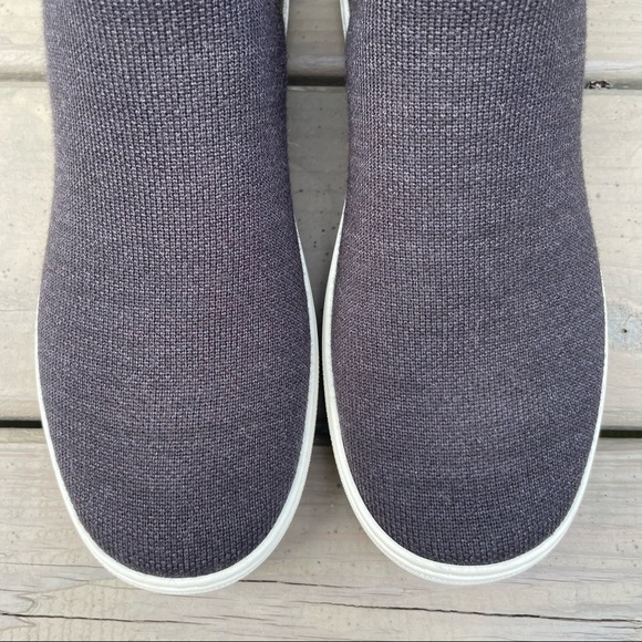 Rothy’s The Chelsea Merino Wool Espresso knit sneaker boots size 8 - Picture 6 of 16